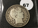 1906-D Barber Half