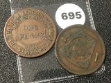 (2) 1859 Eastern Star Chapter No. 29 Penny, Memphis, MO
