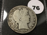 1908 Barber Half