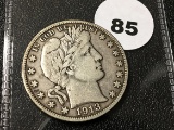 1913-S Barber Half