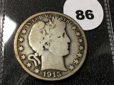 1915 Barber Half