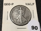 1916 Walking Liberty Half