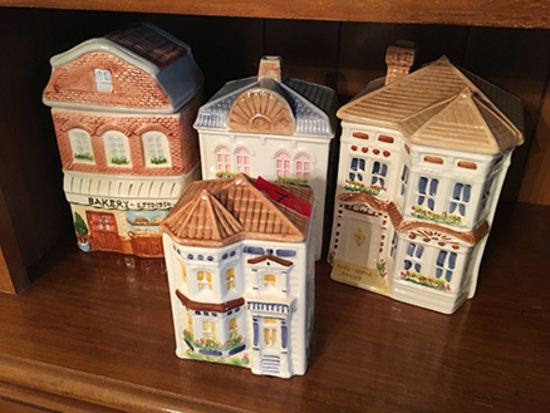 (4) Avon Cookie Jars