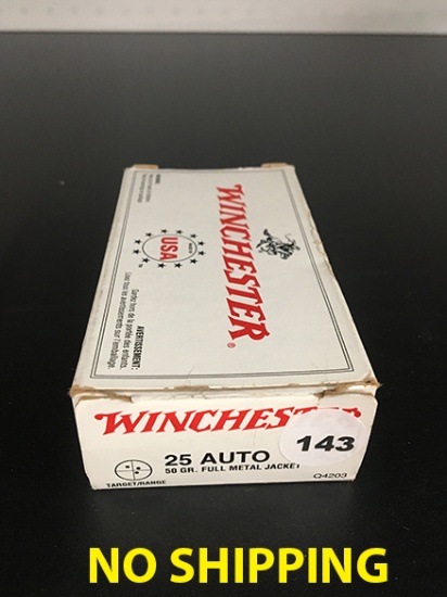 50 Rds, 25 Auto, 50 gr