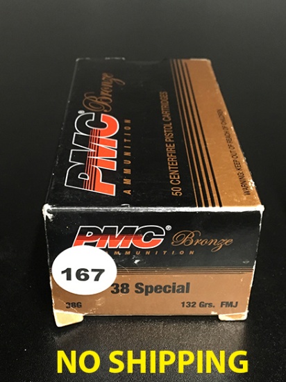 50 Rds, 38 Special, 132 gr