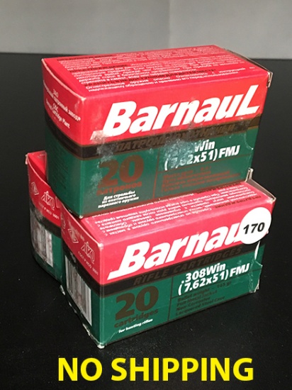 60 Rds, 308 Win (7.62 X 51), 145 gr