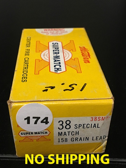 50 Rds, 38 Special, 158 gr