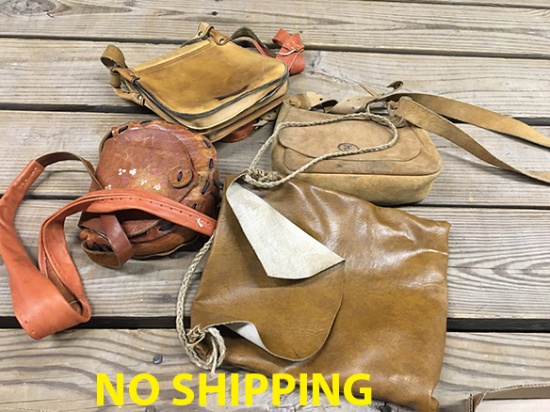 (4) Leather Bags