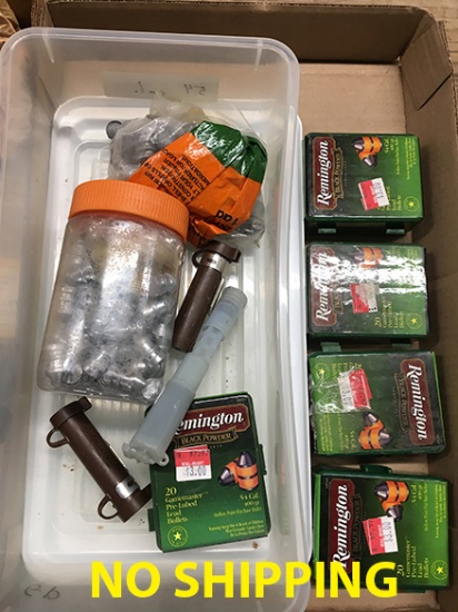 54 Cal. Bullets, etc