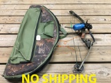 Parker Challenger Compound Bow w/ AMS Bowfishing Gear & Case