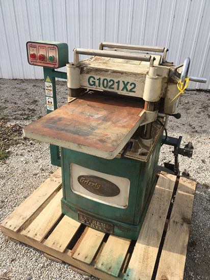 Grizzly G1021X2 15 in. Extreme Series Planner w/ Shop Fox