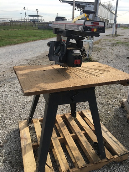 Craftsman 10 in. Radial Arm Saw, H.M. Table Extension