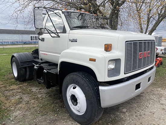 1994 GMC Topkick Day Cab Truck, 3116 Cat Diesel, 6 Spd, Only 124,013 Miles