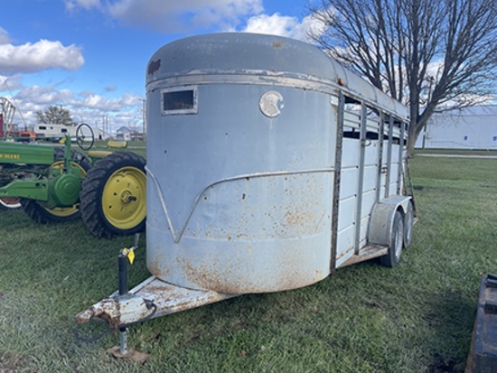 1987 16 ft. Bumper Pull Livestock Trailer