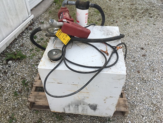50 gal Fuel Tank w/ Fill-Rite 15GPM Pump