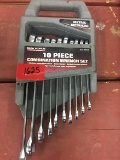 10 pc Task Force Combination Wrench Set