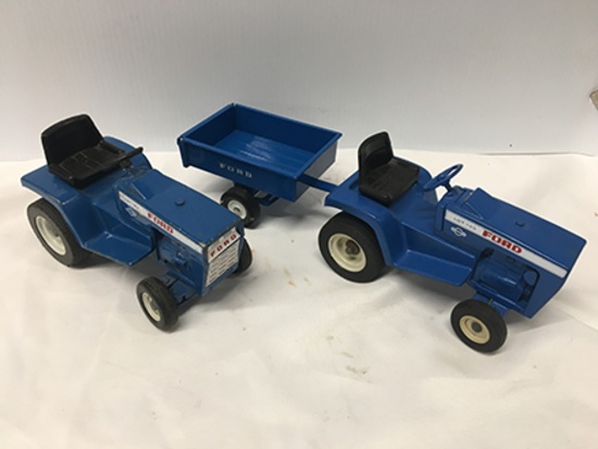 (2) Ford LGT145 & Wagon