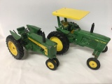 (2) JD 1/16 Scale Tractors