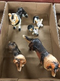 Collie Dog Figurines