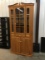 48 in. Oak Corner Cabinet 7 1/2 ft. Tall