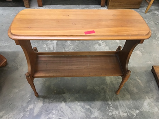 27 in. Walnut Book Stand