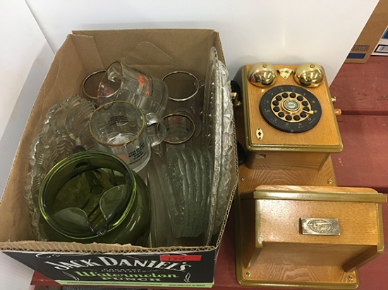 Spirit of St. Louis Novelty Phone and Glassware