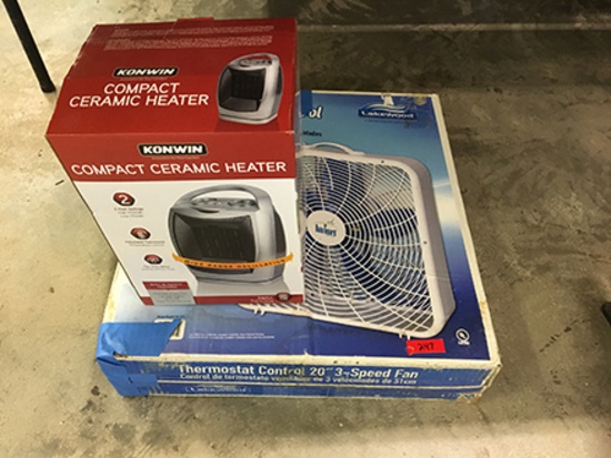 Ceramic Heater, Fan