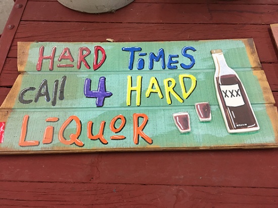 12 in. X 24 in. Wood Sign