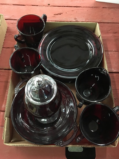 Ruby Red Glass