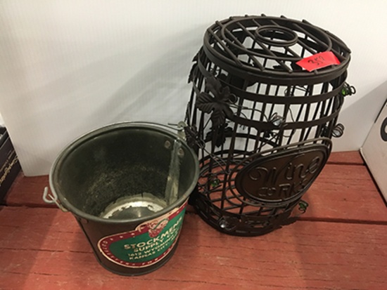 Wine Cork Holder and Bucket