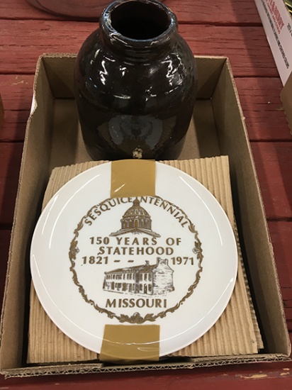 150 year Missouri State Hood Plates and Jar