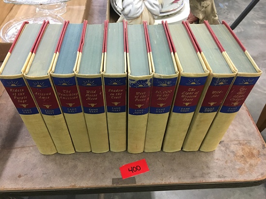 Zane Grey Hard Back Books