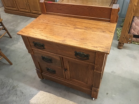 Oak Wash Stand