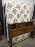 Full Size Bed w/ Ethan Allen Book Case Headboard (Clean Outfit)