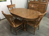 Oakwood Industries 5 ft. X 3 ft. Table & 4 Chairs