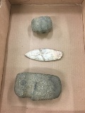 5 in. & 3 in. 3/4 Groove Axes and 5 in. Spear