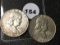 1958, 58-D Franklin Half Dollars