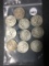 (10) Walking Liberty Half Dollars