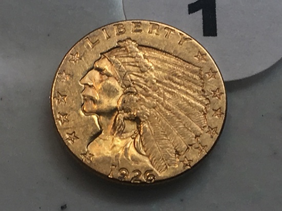 1926 $2 1/2 Gold Indian