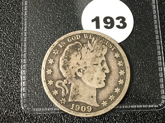 1909-O Barber Half