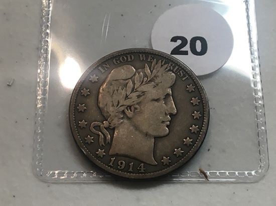 1914-S Barber Half