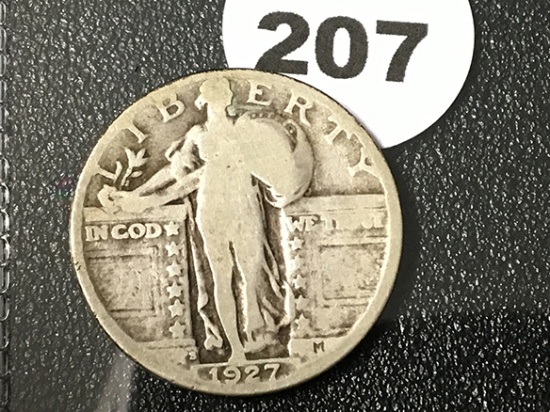 1927-S Standing Liberty Quarter