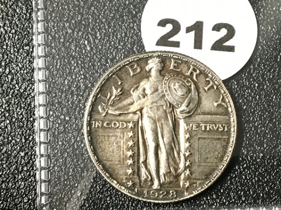 1928 Standing Liberty Quarter, Unc,