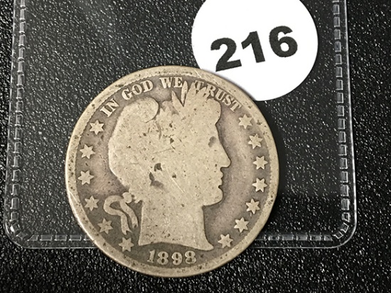 1898 Barber Half
