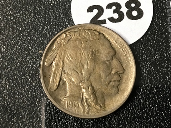 1913 V2 Buffalo Nickel