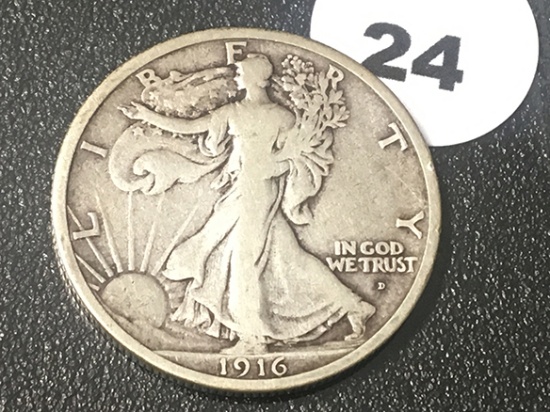 1916-D Walking Liberty Half
