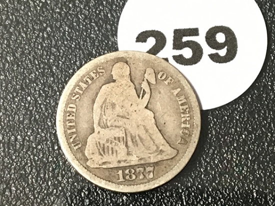 1877-S Seated Dime