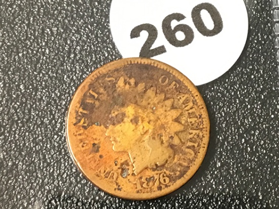 1876 Indian Cent