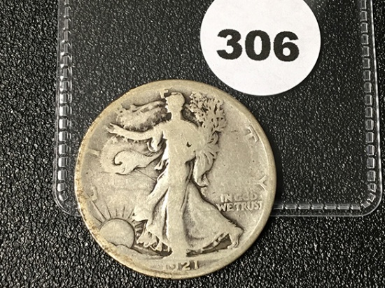 1921-S Walking Liberty Half Dollars