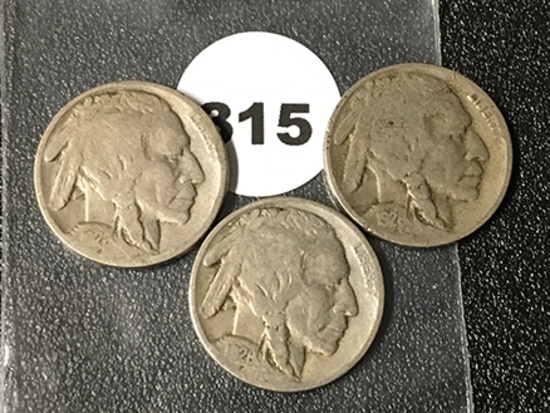 1928, 28-D 28-S Buffalo Nickels